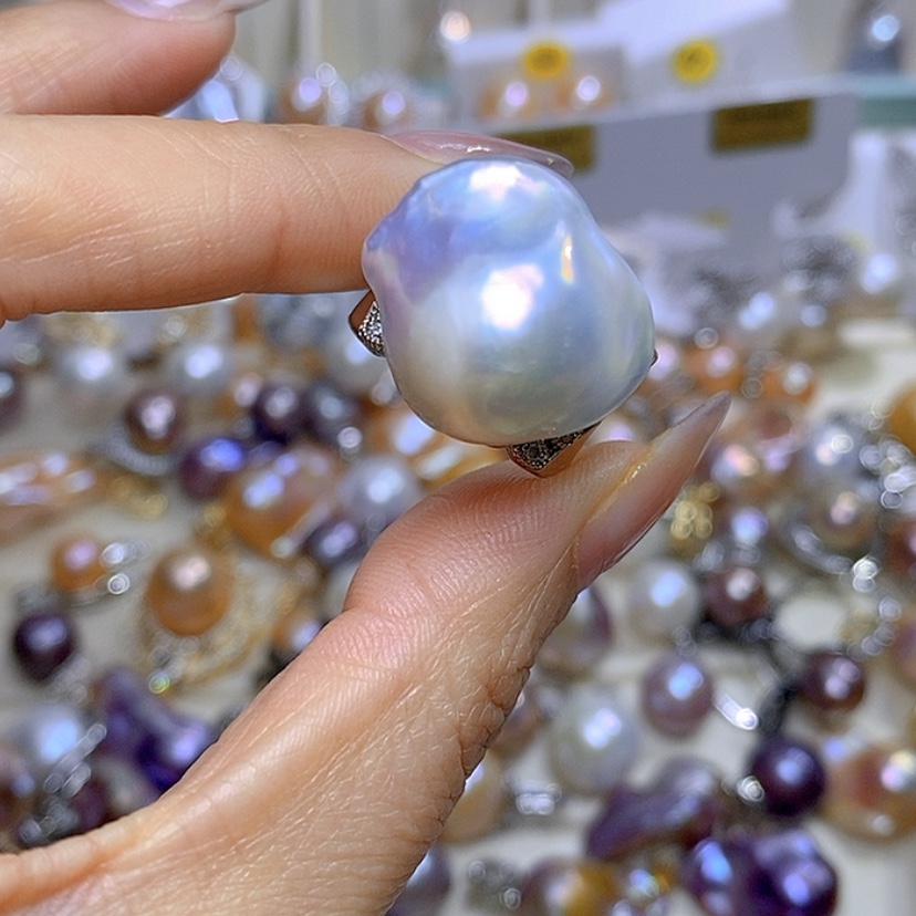 【闪购商品】淡水珍珠吊坠合金