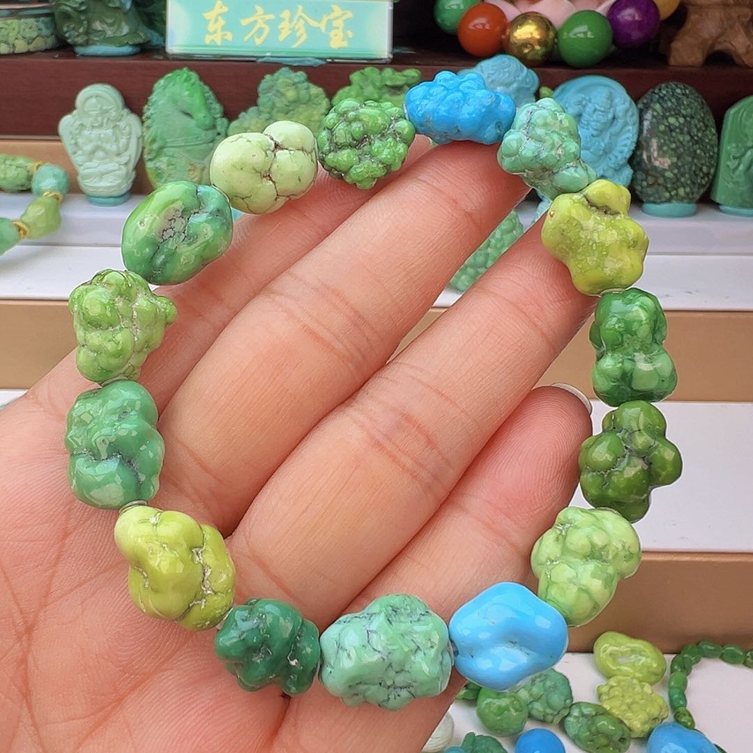 未镶嵌绿松石项链