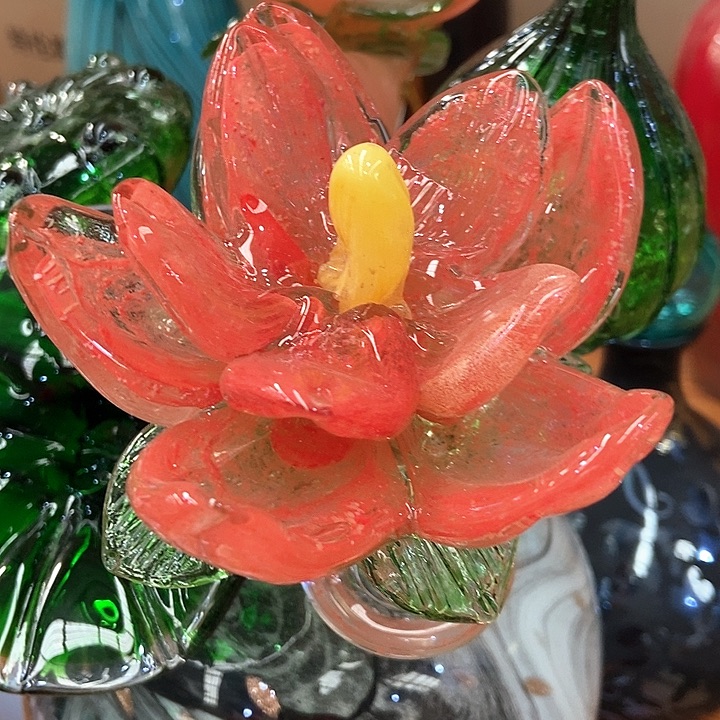 琉璃高度45厘米口径6厘米