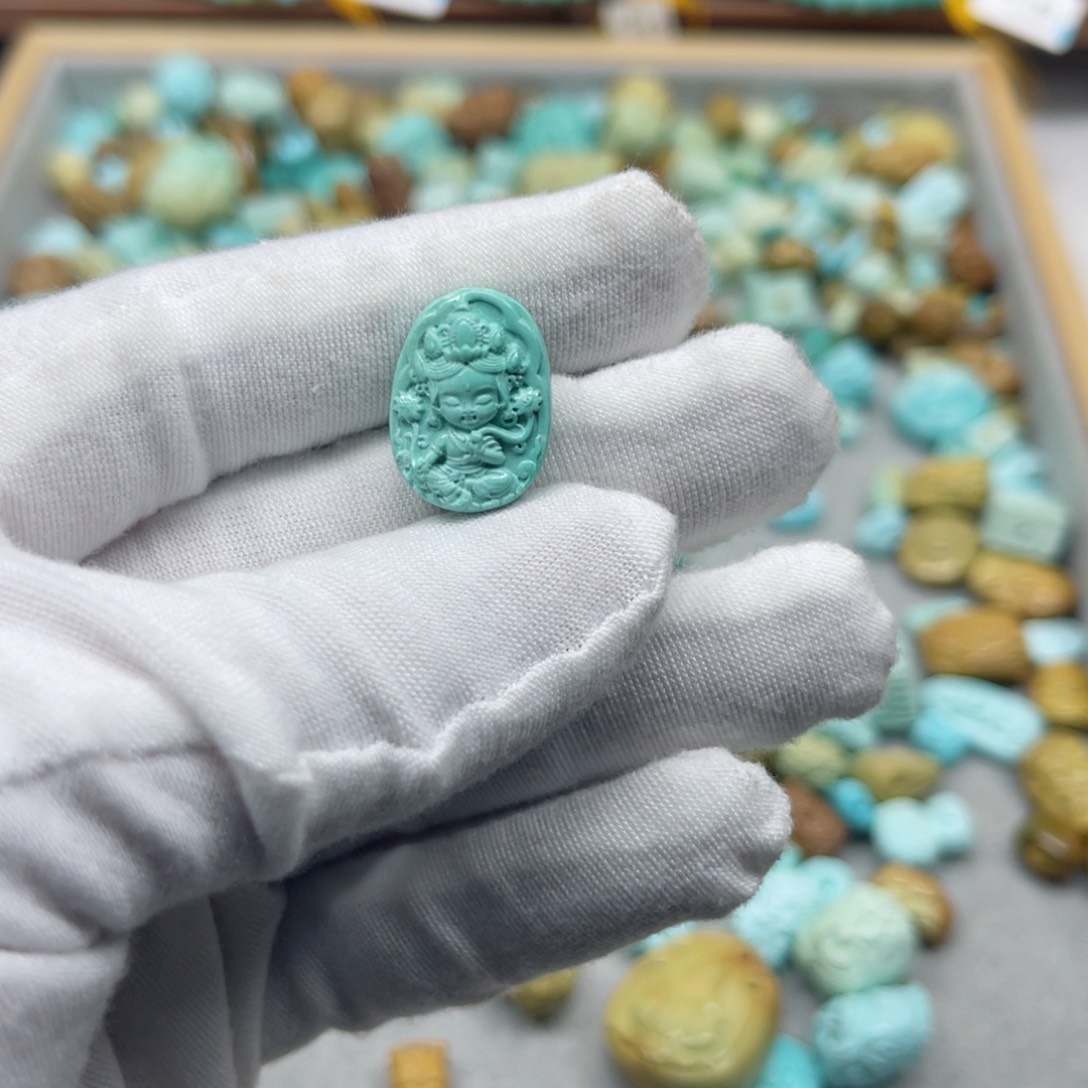 绿松石挂件未镶嵌