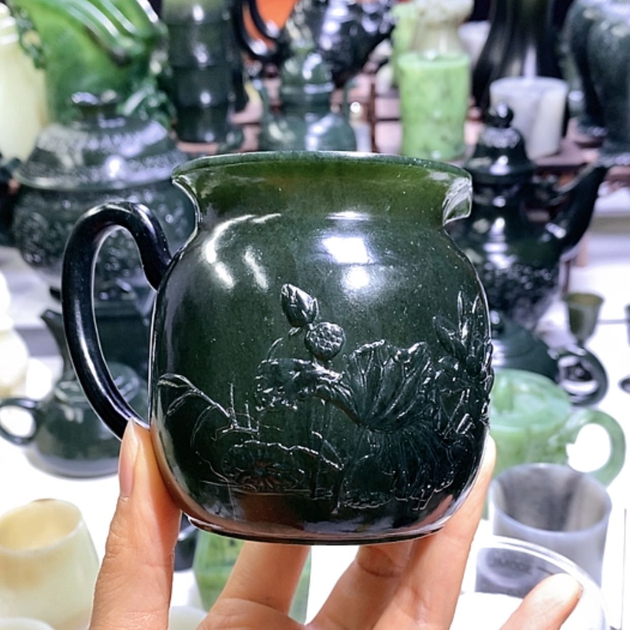 【闪购商品】和田玉摆件未镶嵌猎****法福利