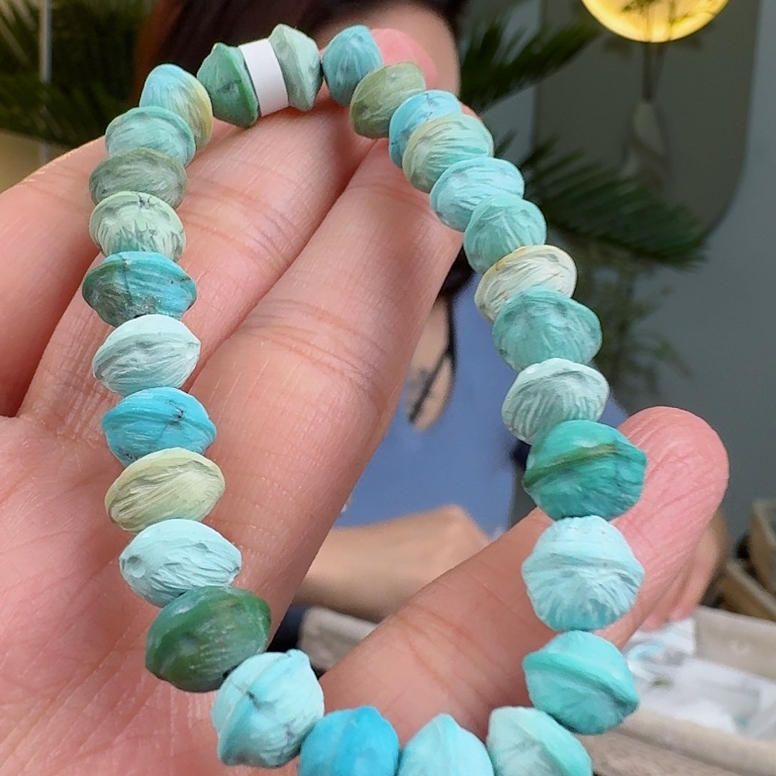 绿松石珠宝奇石未镶嵌