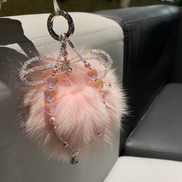 6193粉色原创手机链