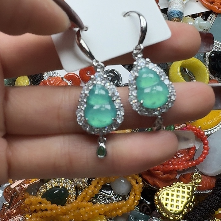 翡翠未镶嵌项链翡翠