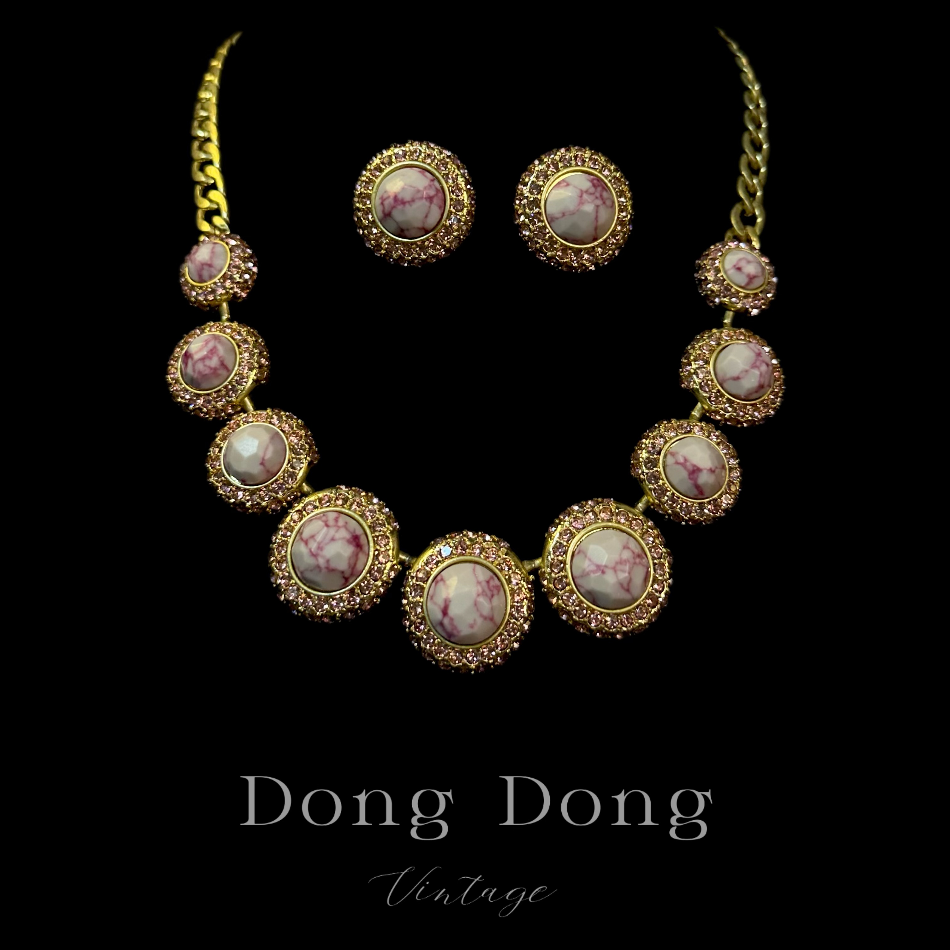 铜合金耳饰 铜合金中古重工耳饰【3246】中古收藏