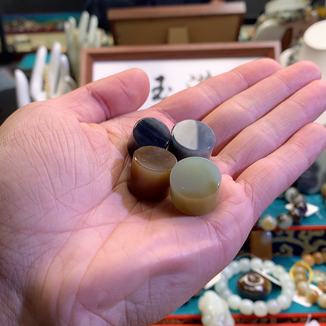 和田玉（糖玉）未镶嵌手链多样性发货拍一发一