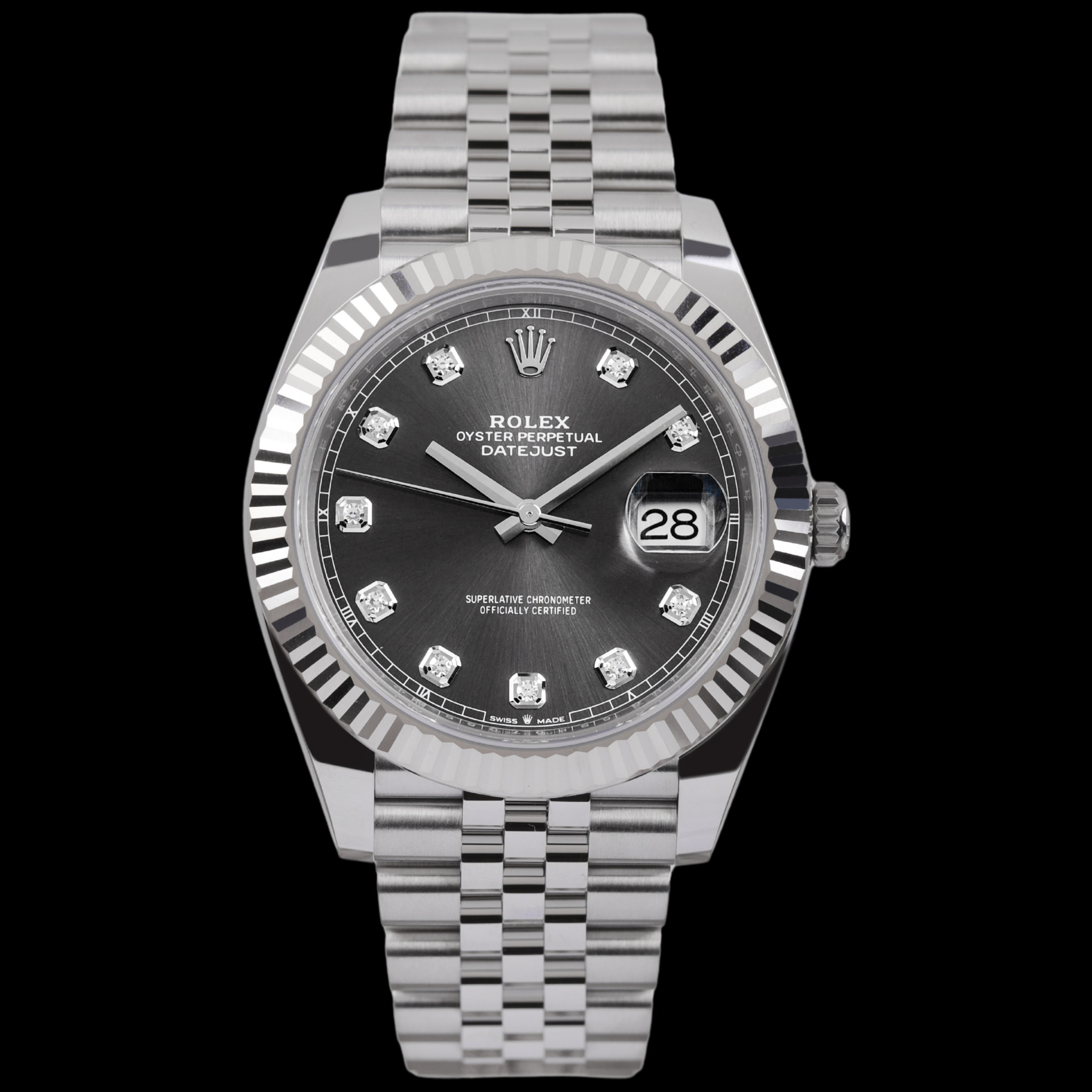 99新 Rolex/劳力士 S/灰钻日志126334/25年未使用全套/41mm
