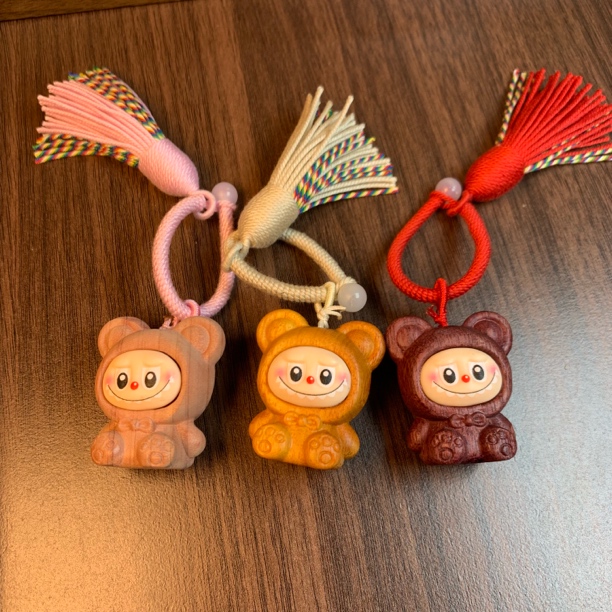 小熊布可爱挂件钥匙扣（流苏随机）
