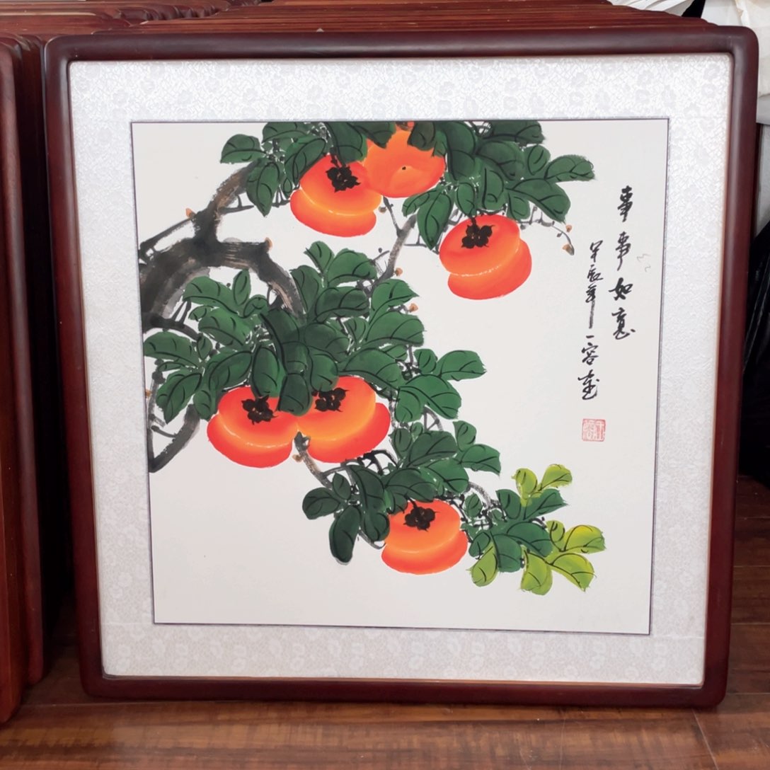 国画带框尺寸63*63厘米