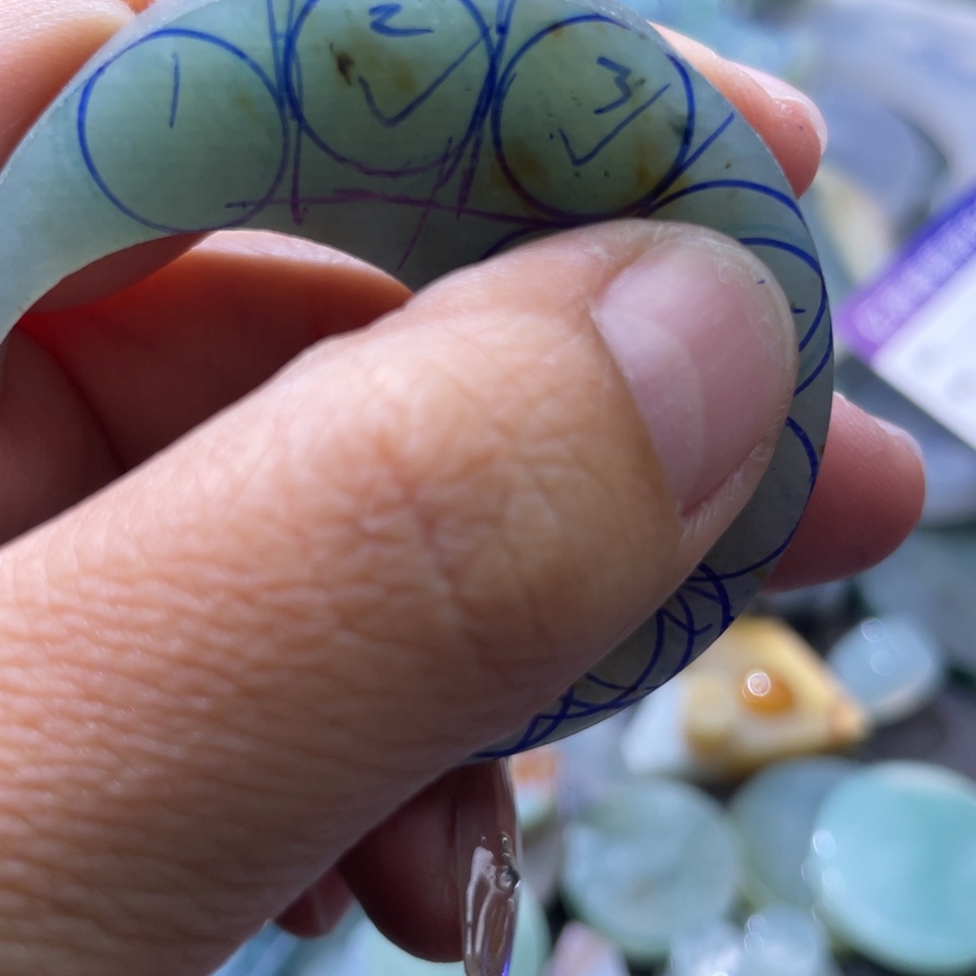 掐***蛋定制翡翠未镶嵌天然翡翠