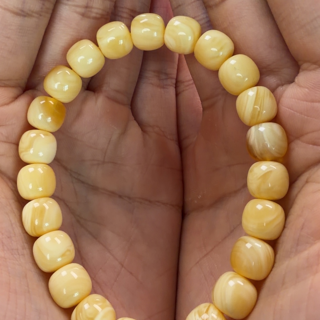 琥珀未镶嵌珠宝奇石10mm同料