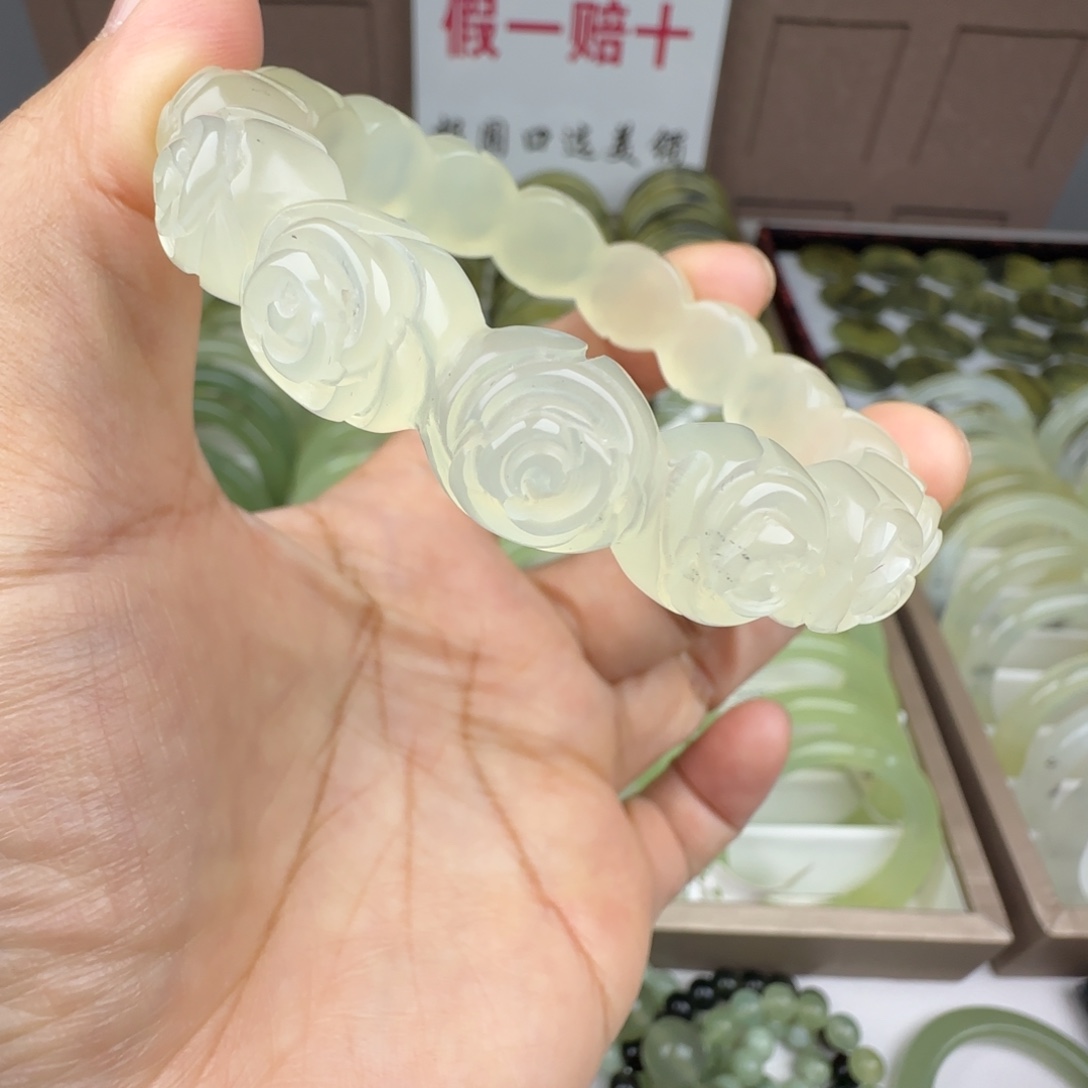 蛇纹石玉合金手镯