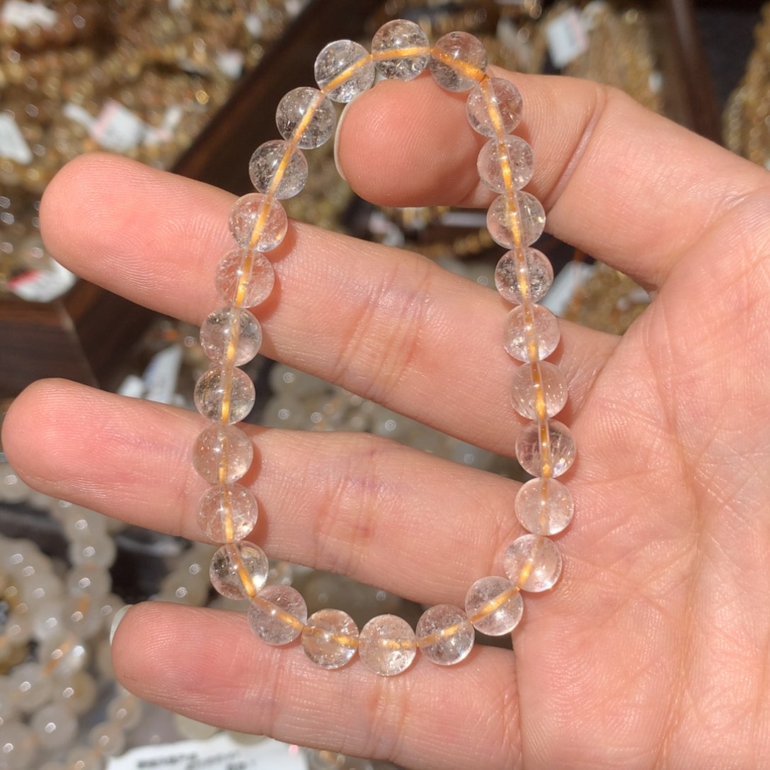 发***财未镶嵌手链水晶手链