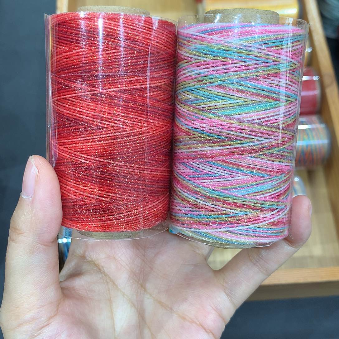 棉6股蜡线马卡龙、红釉各一卷