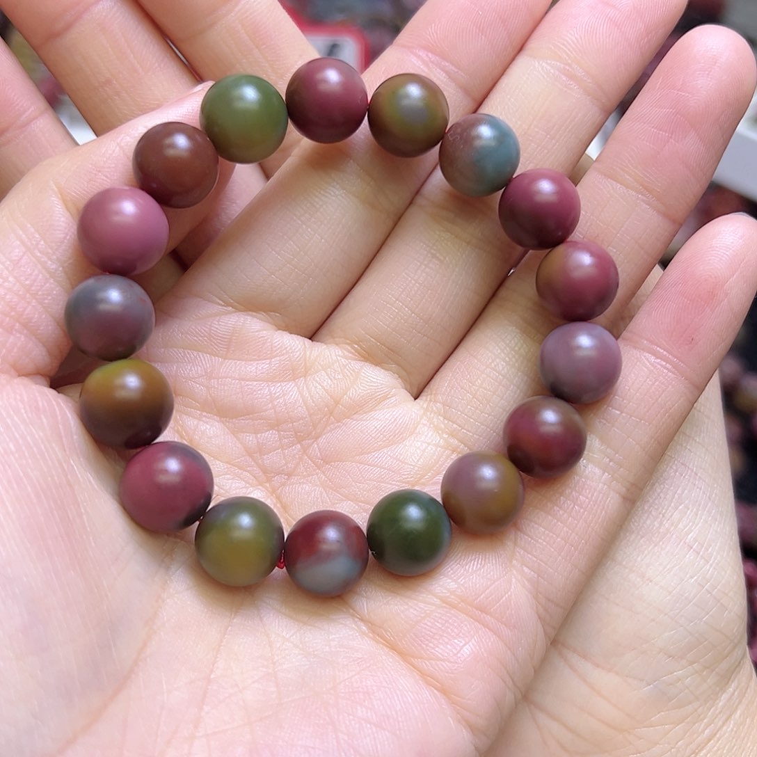 玛瑙/玉髓手串未镶嵌偶***昏手串