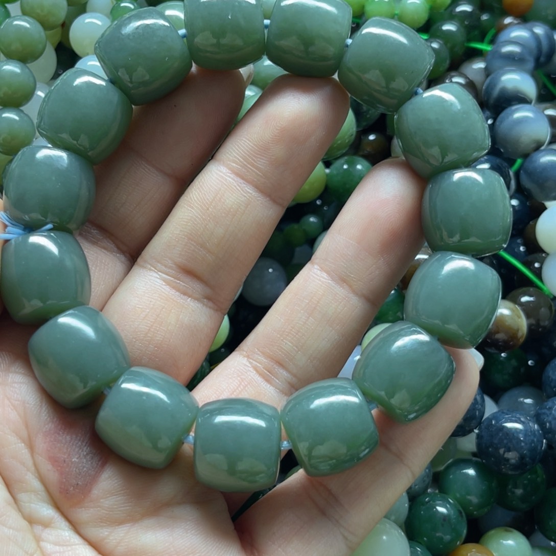 和田玉手链未镶嵌