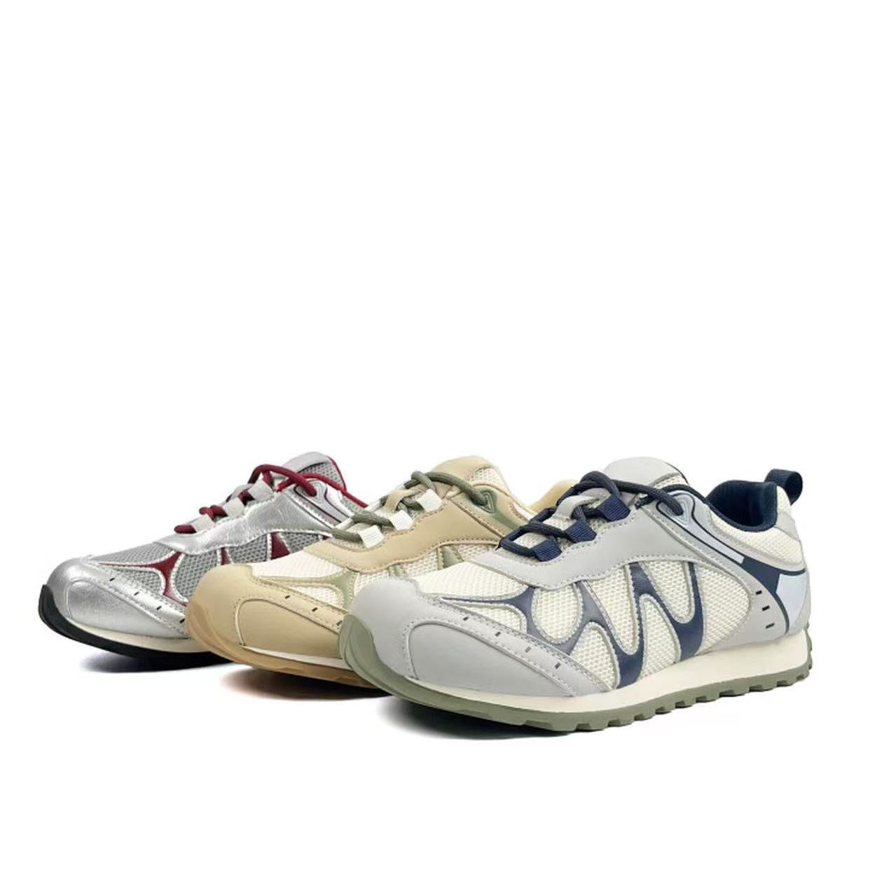 00-74女鞋拼色秋季时尚休闲鞋休闲鞋跑鞋潮流运动休闲鞋