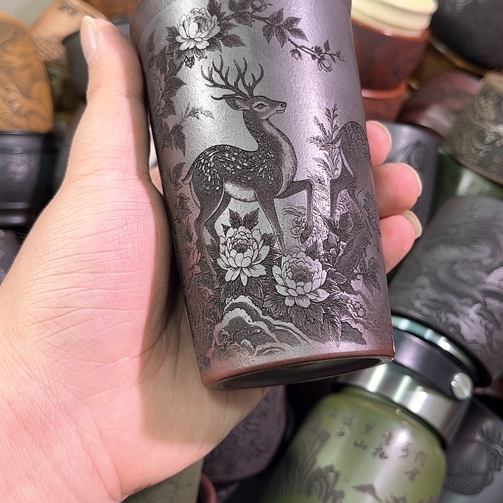 茶杯紫砂全手工紫砂主任杯