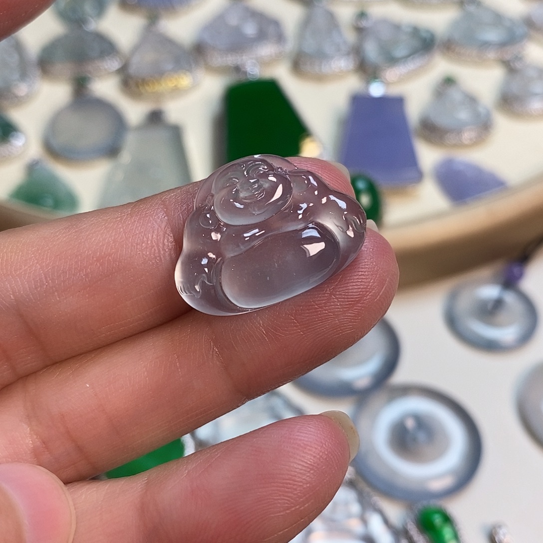 J***.吊坠(不含链)未镶嵌翡翠佛公