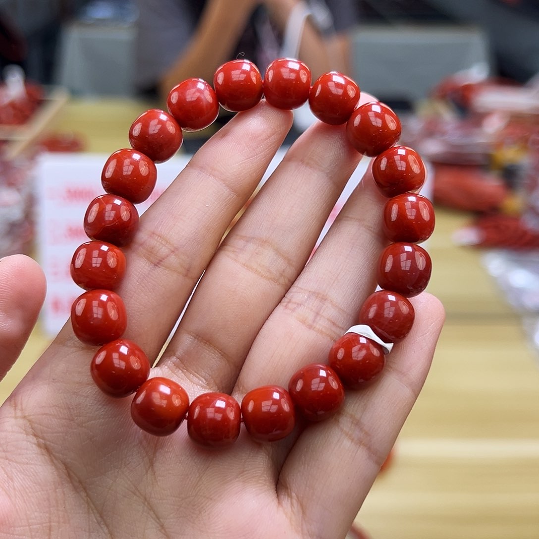 南红玛瑙多样性，卡10mm未镶嵌