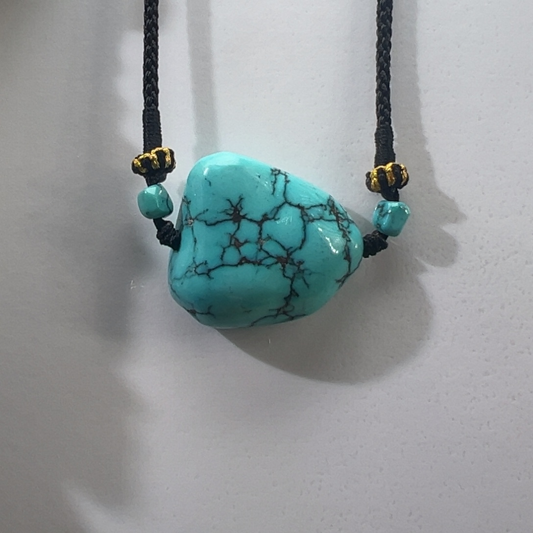 绿松石未镶嵌挂件