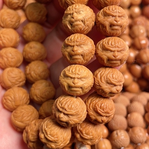 【闪购商品】猴头核桃手串格****笑斗战圣佛15