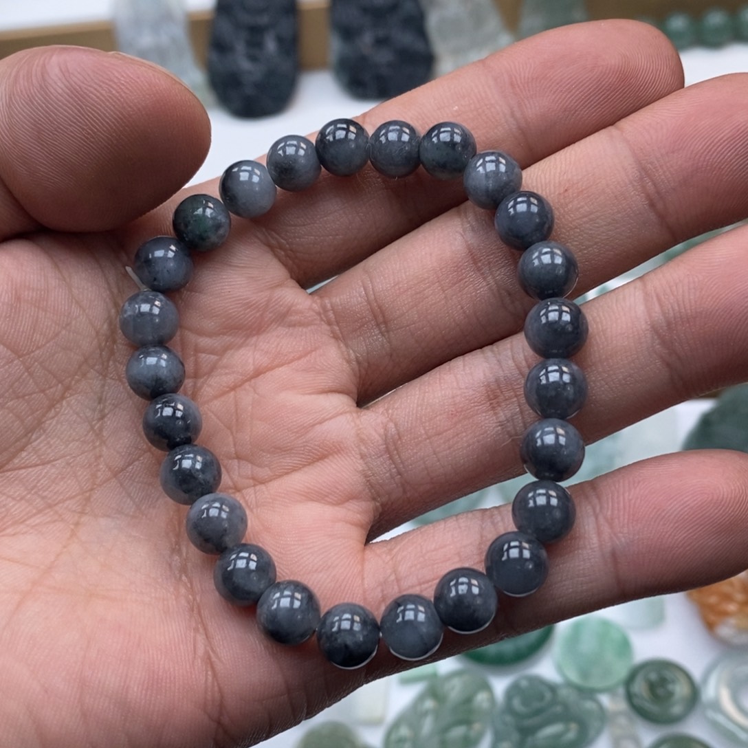 翡翠未镶嵌手链天然a货翡翠41