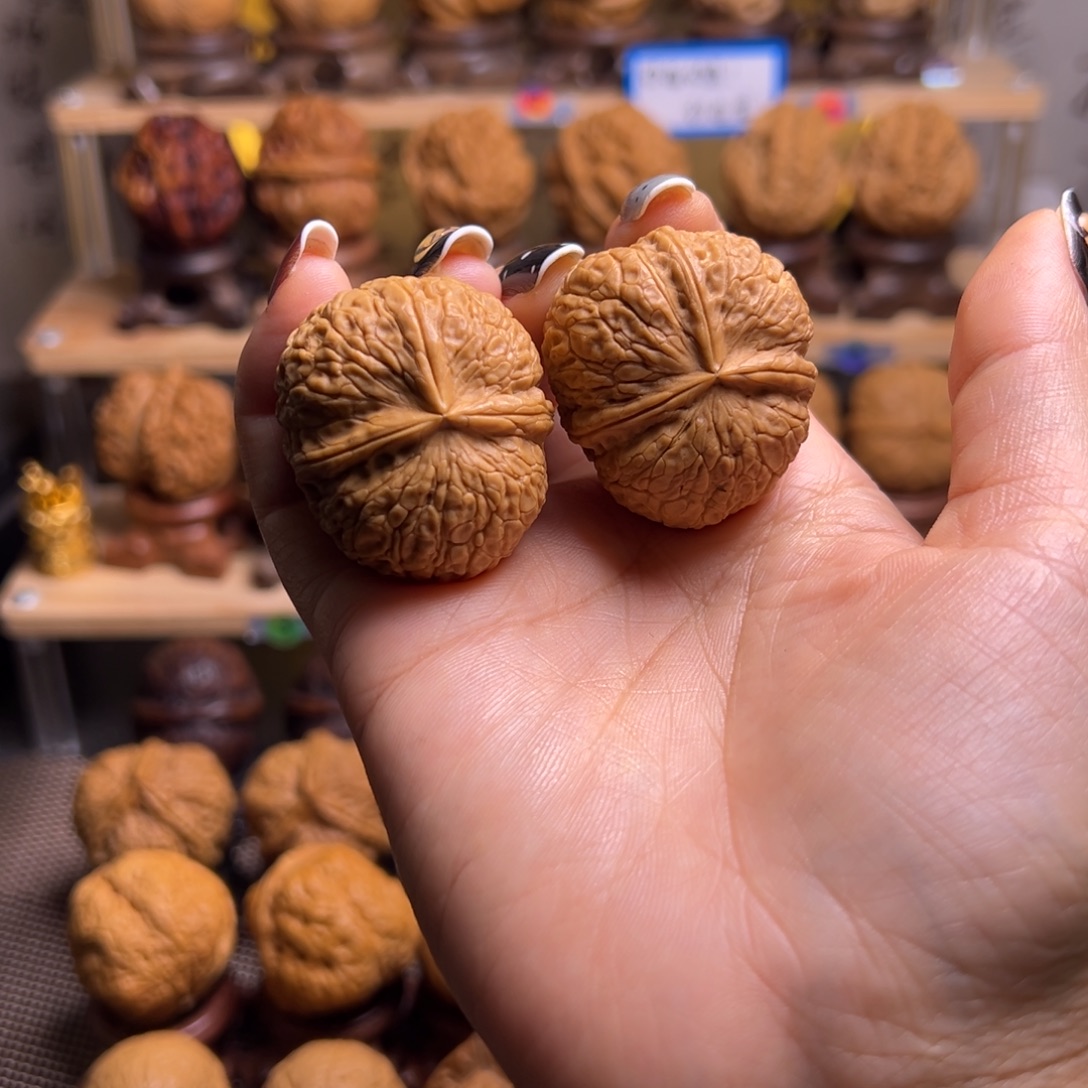 桃核把件元宝三棱H29、36……