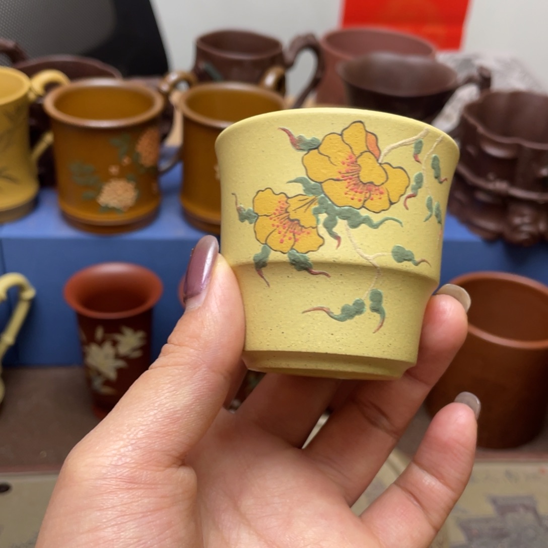 紫砂茶杯紫砂主人杯