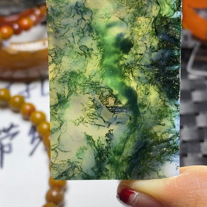 玛瑙/玉髓颈饰足银镀金镶嵌默*