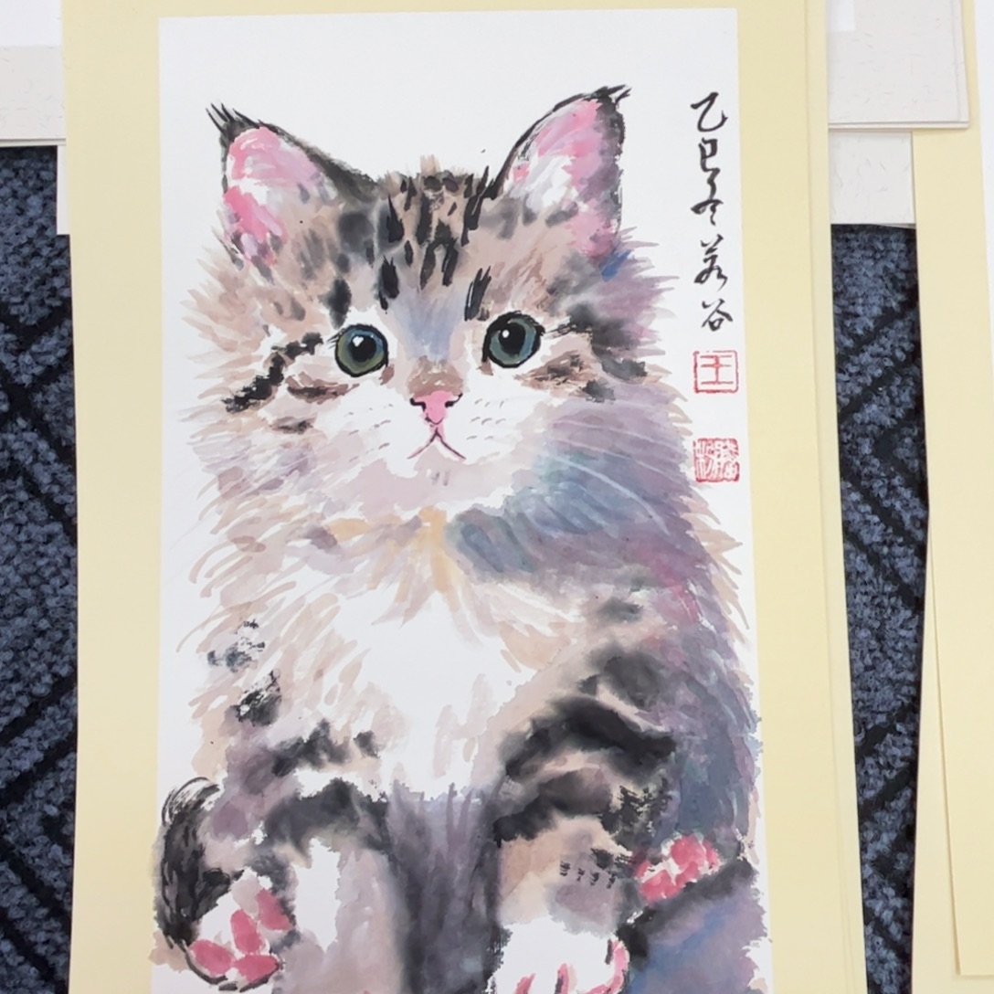 国画小品花鸟作品