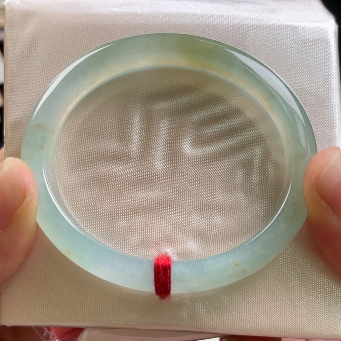 翡翠手镯未镶嵌翡翠手镯7号52.7贵妃