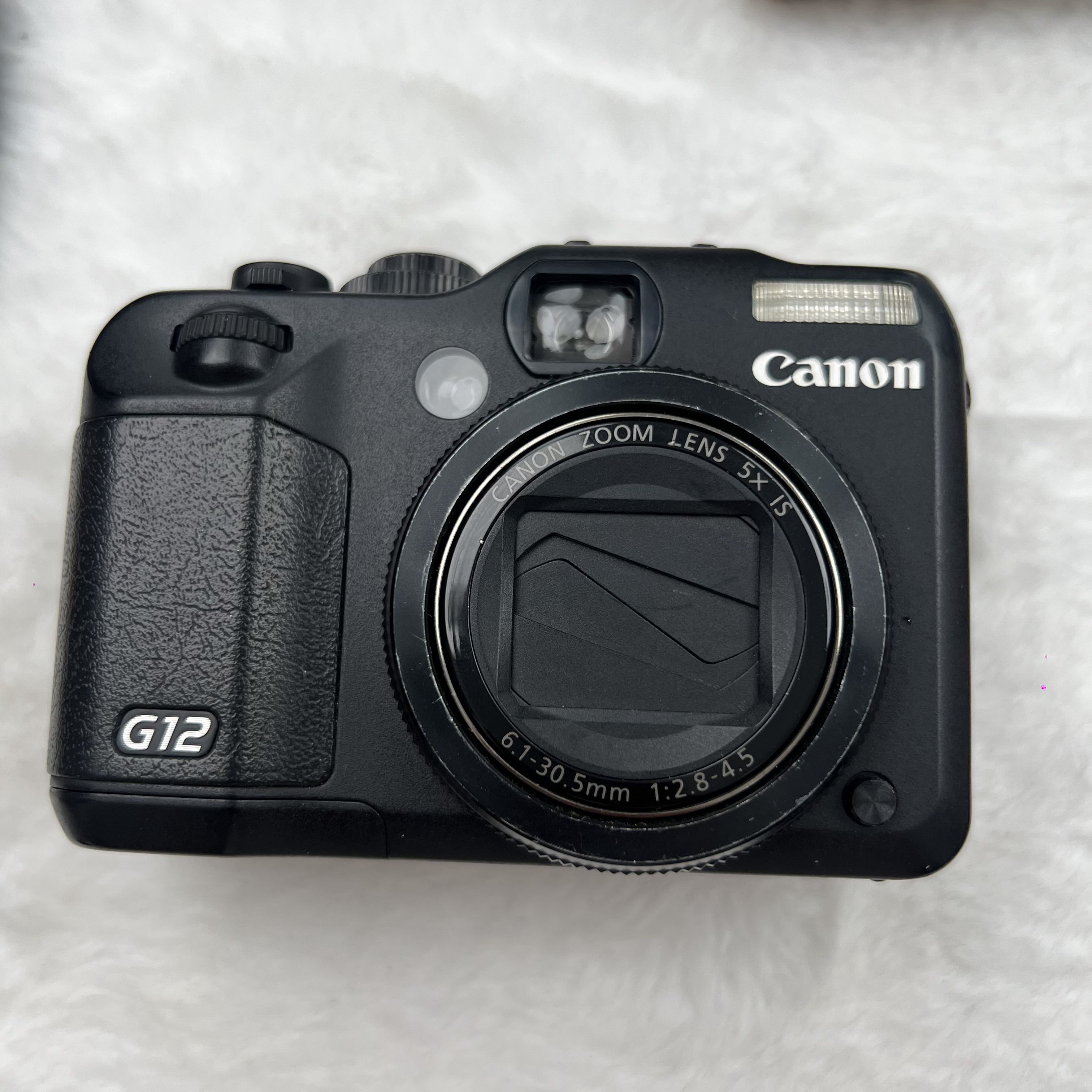 95新 Canon/佳能 G12黑色日版数码相机可翻转屏 可改中文