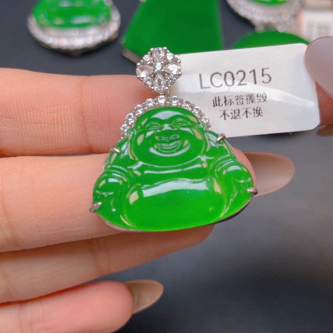 【闪购商品】颈饰银S925镶嵌翡翠翡翠