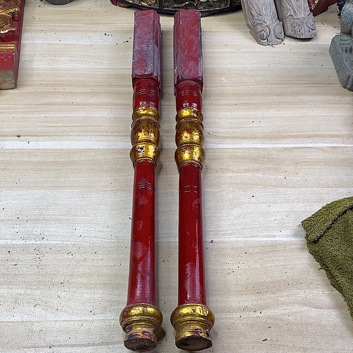 香榧木茶室空间老木雕花板