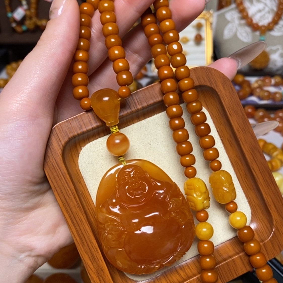 【闪购商品】手链蜜蜡未镶嵌项链