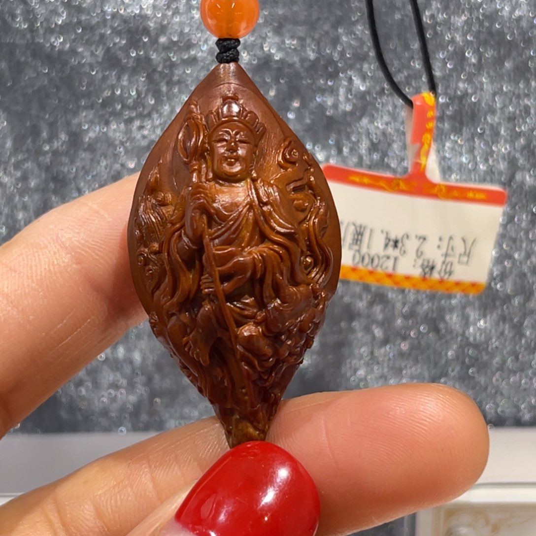 吊坠橄榄核地藏王