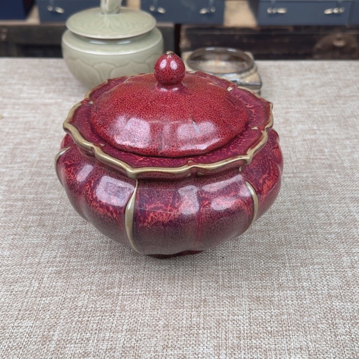 摆件陶瓷旧藏摆件