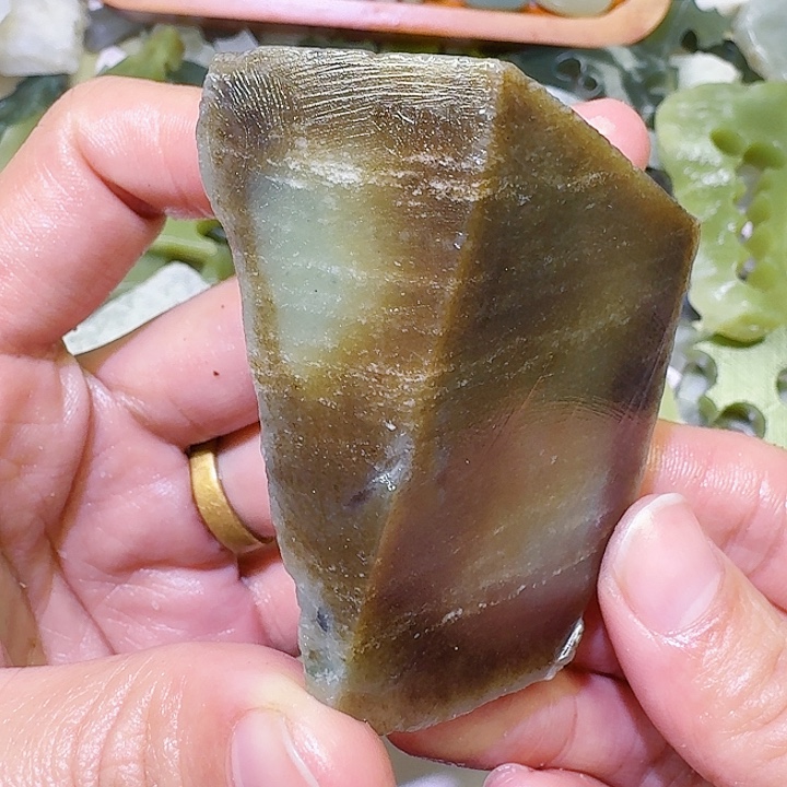 和田玉（糖玉）未镶嵌车挂