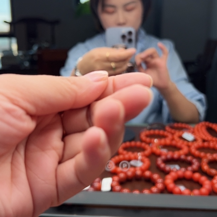 南红玛瑙未镶嵌无事牌