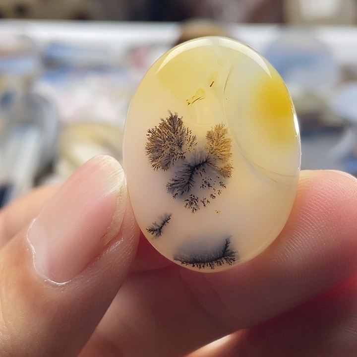 玛瑙/玉髓合金颈饰