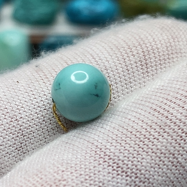 绿松石未镶嵌天然原矿 地大质检