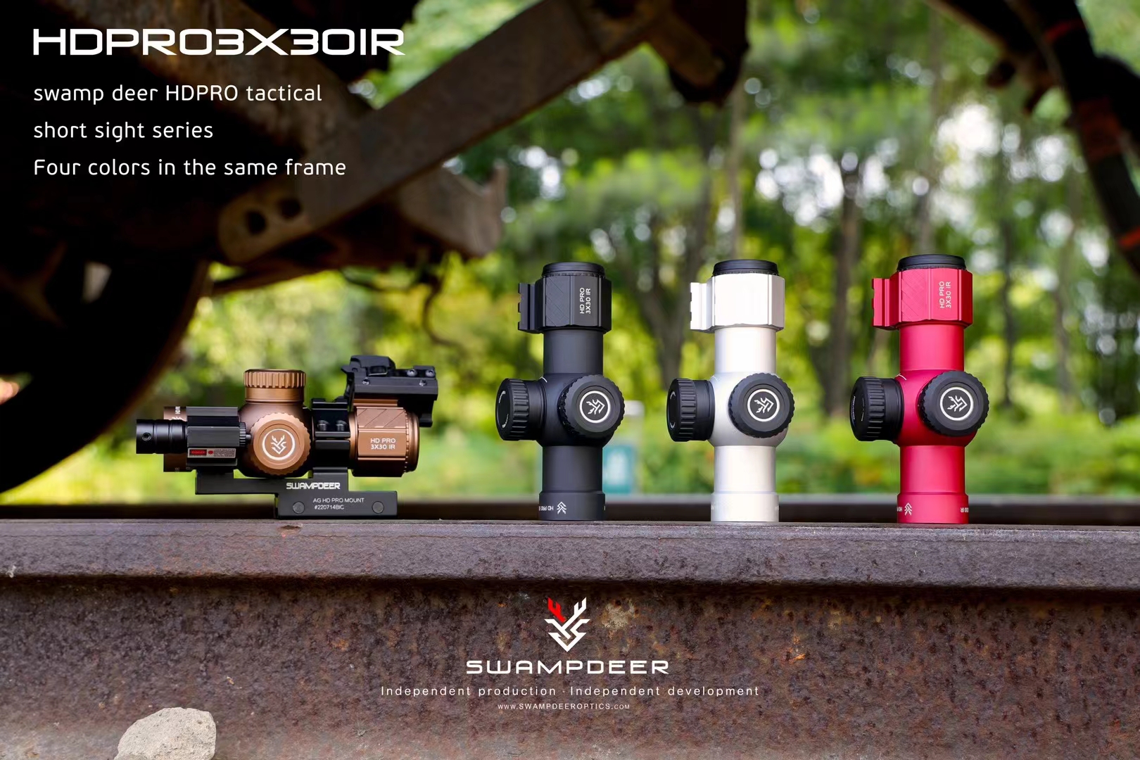 沼泽鹿HDPRO3X30IR单筒望远镜十字镜寻物镜高清抗震防水带灯光
