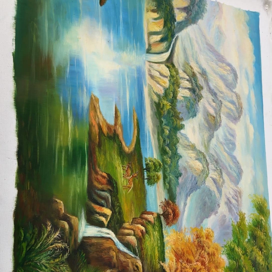 油画优惠活动的时候我就