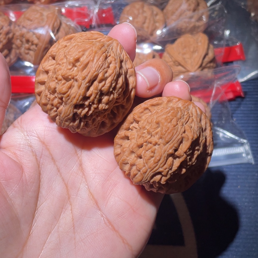 吊坠文玩核桃原装平谷绣球41