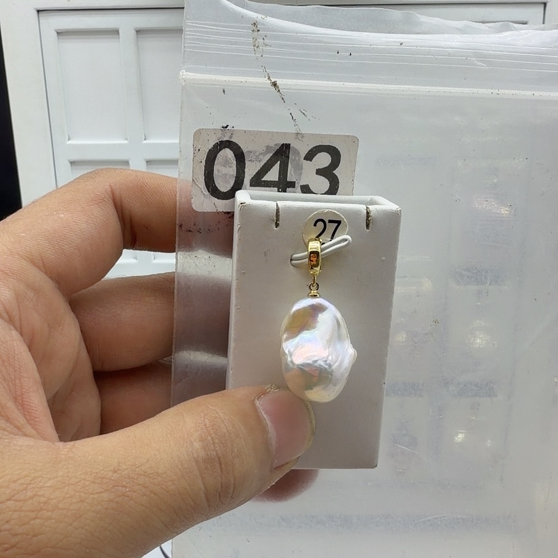 颈饰合金淡水珍珠