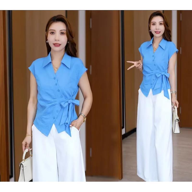 2025新款气质d宽松百搭短袖减龄显瘦纯色休闲时尚韩版洋气959