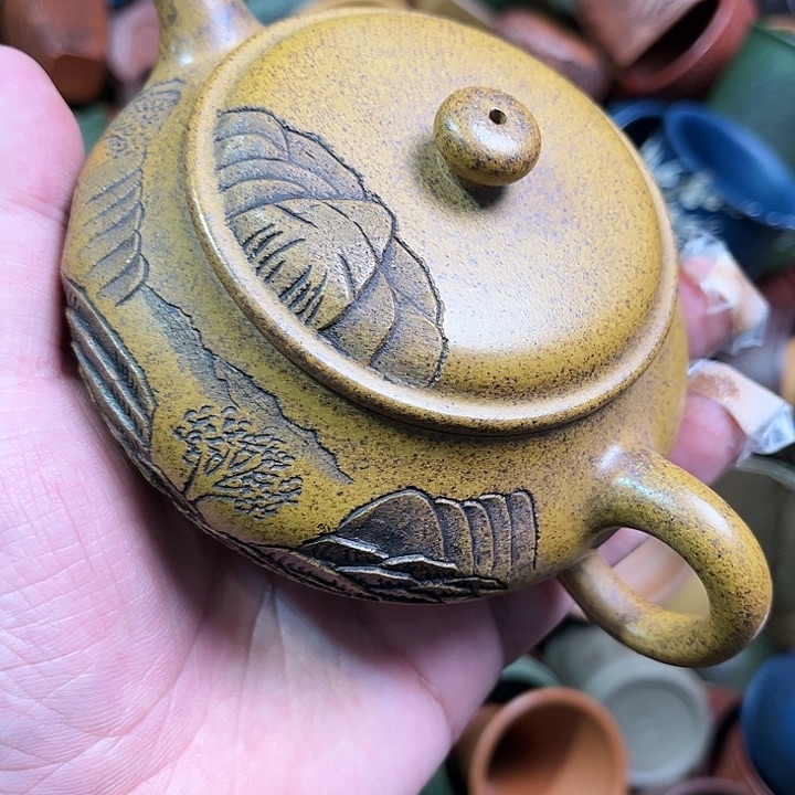 紫砂茶杯清*全手工紫砂主人杯