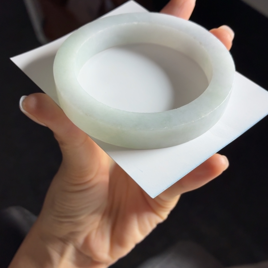 墨***染定制翡翠未镶嵌翡翠