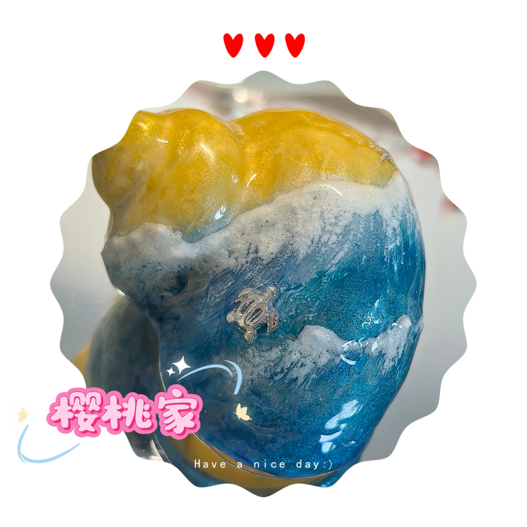 寄居蟹壳壳2.57口径（已封口）（±0.01-0.03）